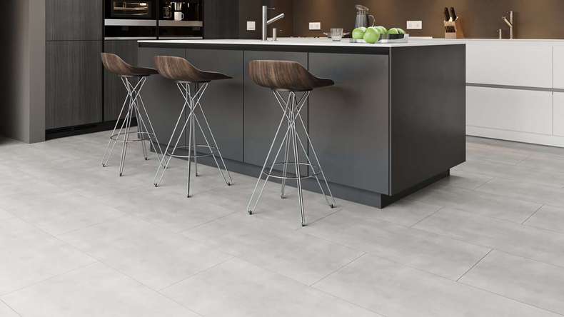 planeo Sol PVC clipsable - Rigid Béton clair zéro (DF-86601)