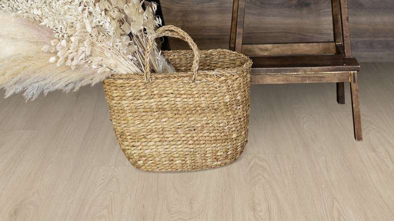 Gerflor Sol PVC clipsable - Virtuo 55 Rigid Acoustic EIR Blomma Light | isolation phonique intégrée (39061464)