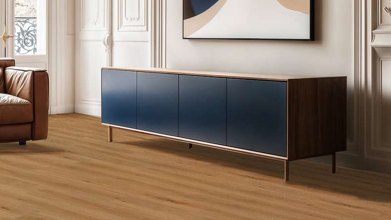Gerflor Vinyle à clic Rigid - Création 55 Clic Aquinoah Miel | Aspect authentique (60661706)