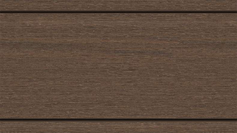 planeo MAXLine Nature - WPC CoEx lame de terrasse XL gainée chambre creuse - Ipe brun 3m structuré/lisse brossé
