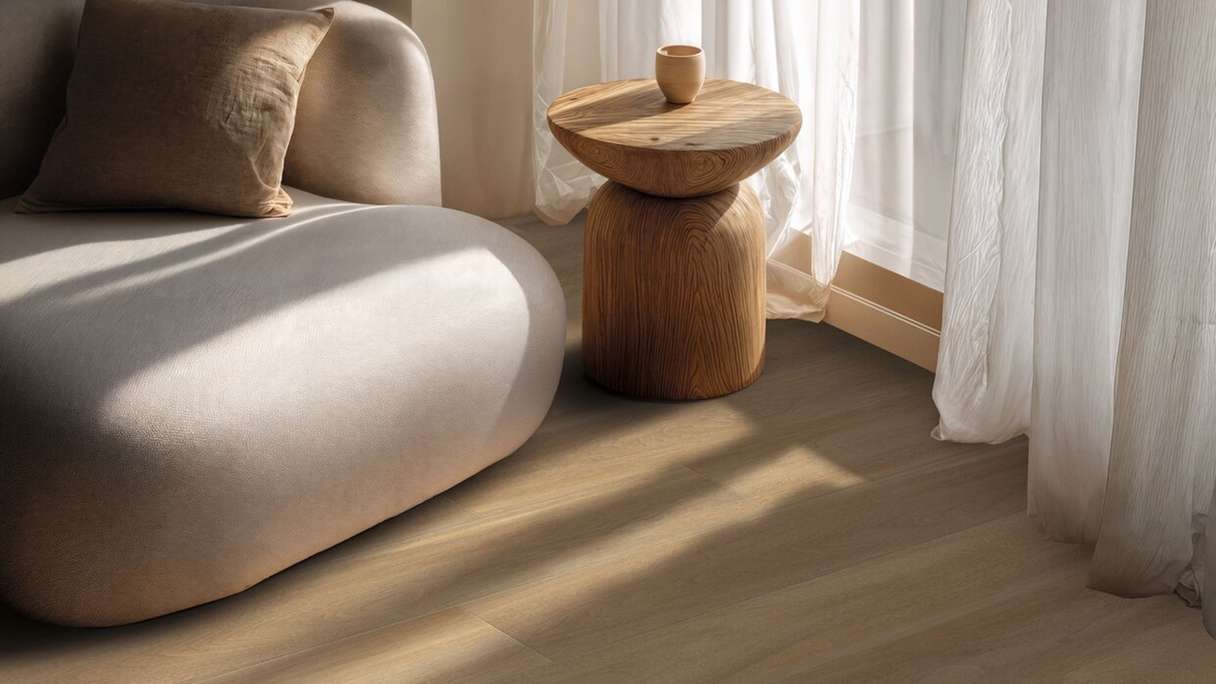 Gerflor Vinyle à clic Rigid - Création 40 Clic Acoustique Chêne Bostonien Miel | Isolation phonique intégrée (61300851)