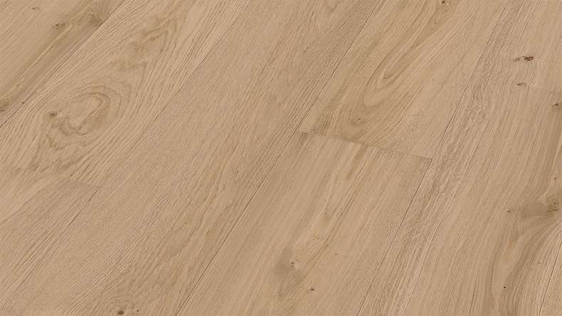 Sol en bois MEISTER Lindura HD 400 - 08935 Chêne animé crème ultra-mat 2200 x 205 x 11 mm (500214-2200205-08935)