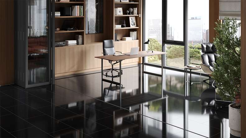planeo Stratifié - MAX Noir brillant