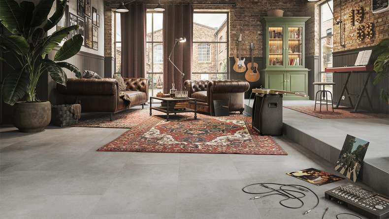 Sol design MEISTER Rigid-Vinyl RB 500 S - 20211 Modern hard rock | Isolation phonique intégrée (400049-0914457-20211)