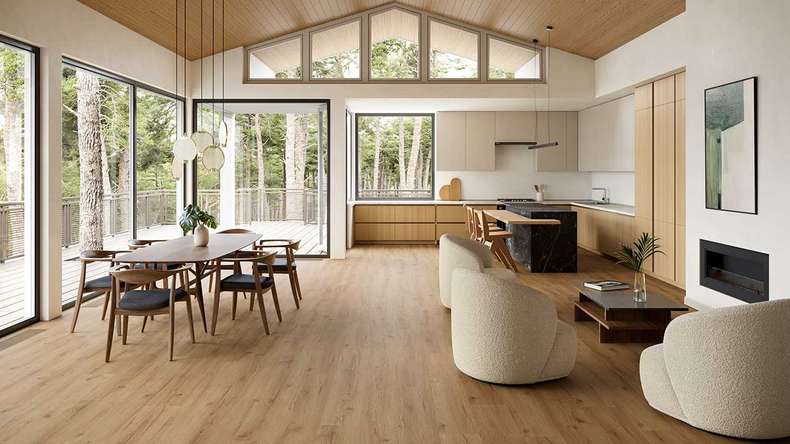 planeo WPC Sol PVC clipsable - PUREtec MAX 70 EIR Classic Light Oak | Isolation phonique intégrée (RP-A50-6)