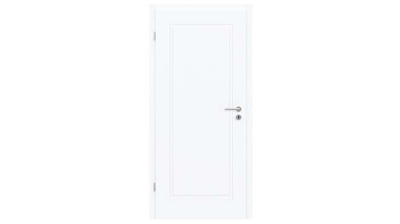 planeo Porte intérieure design PUREA Essence 1 laque blanche 9003 chant design | laqué - 1985 x 610|735|860|985 mm