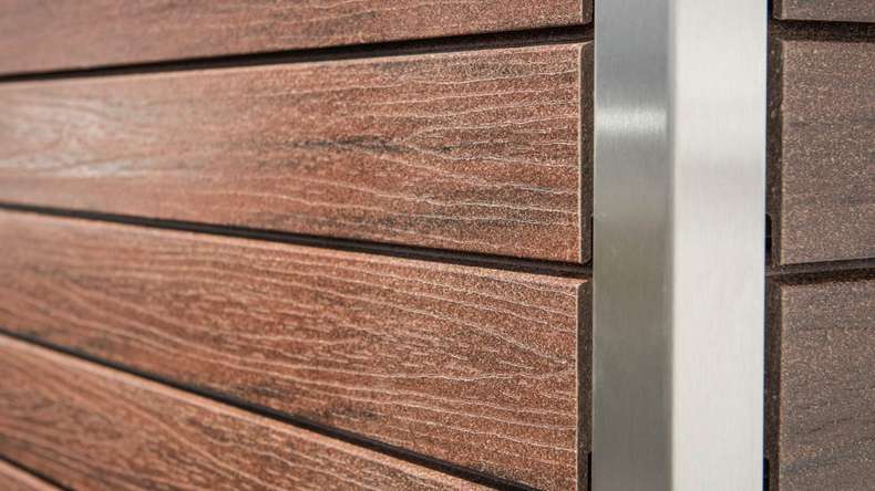 planeo Fassado - bardage composite façade châtaigne XL 6 m