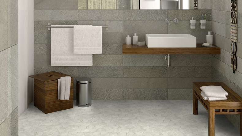 Revêtement Gerflor CV - TEXLINE Nature 2381 Hexa Cream