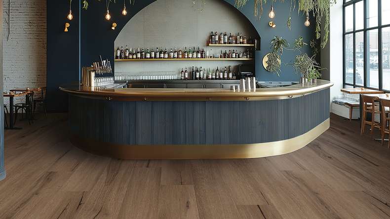 Gerflor vinyle à coller - Creation 40 Cedar Dark Brown