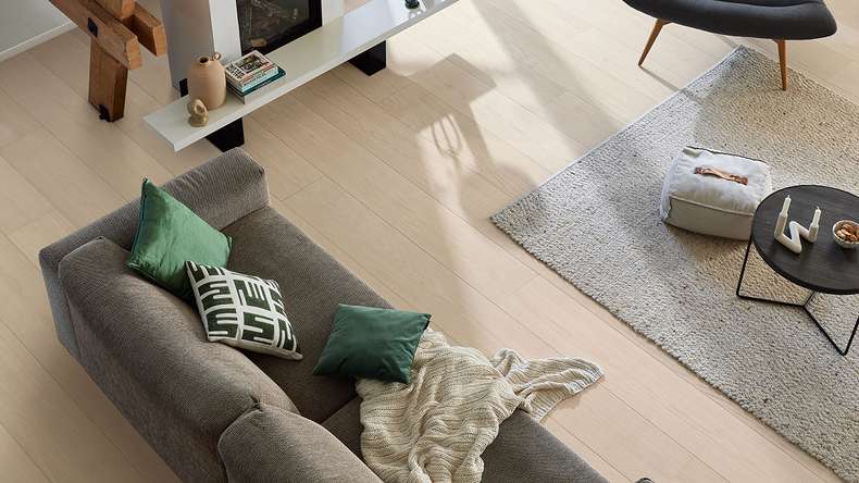 Sol en bois MEISTER Lindura HD 400 - 20229 Chêne nature blanc perle ultra-mat 2200 x 270 x 11 mm (500214-2200270-20229)