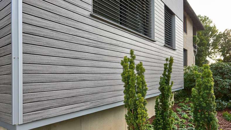 planeo Fassado - bardage composite façade gris graphite