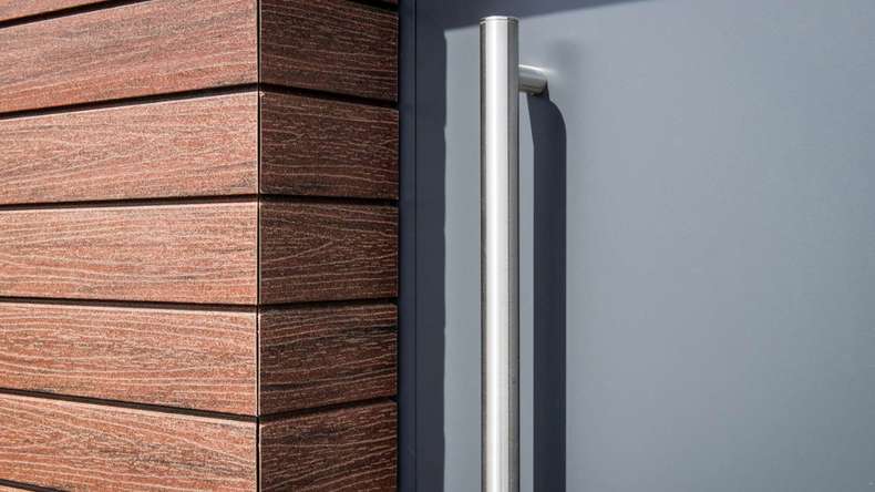 planeo Fassado - bardage composite façade Prime châtaigne brune