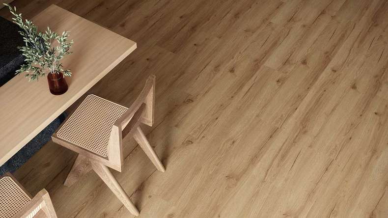 planeo WPC Sol PVC clipsable - PUREtec MAX 70 EIR Classic Light Oak | Isolation phonique intégrée (RP-A50-6)