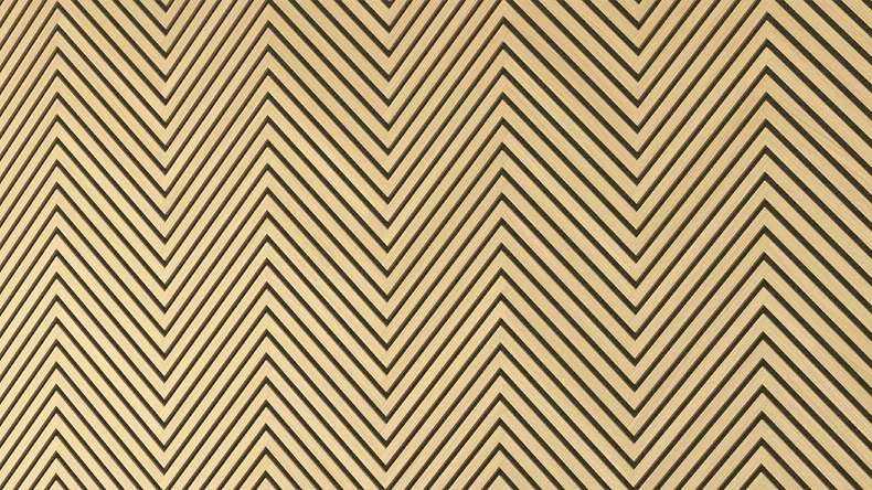 Skaben Panneau acoustique SilentWall - Chevron New Light - 275 x 52 cm