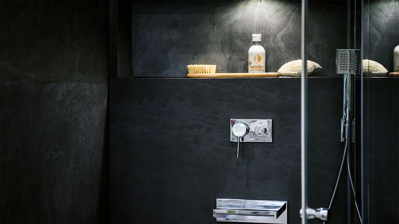 planeo EVOLITH Slate&Stone - Revêtement mural en pierre naturelle Noctis 1220 x 610 mm