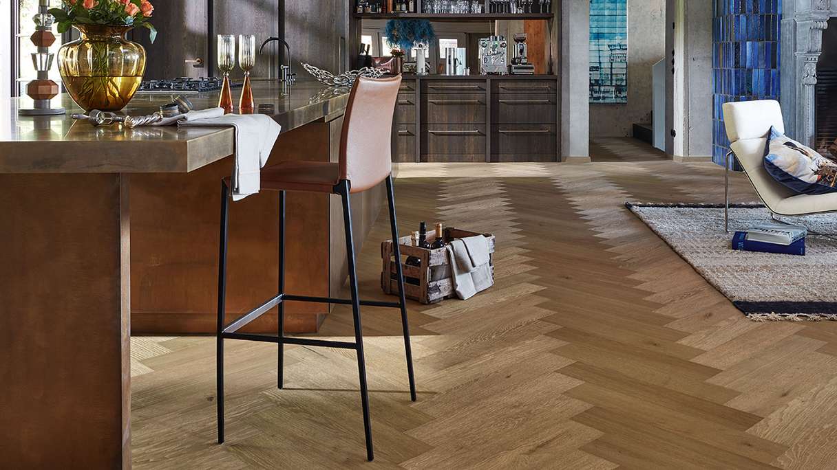 planeo Sol en bois - Noble Wood Herringbone Mysen | Made in Germany (EDP-1398)