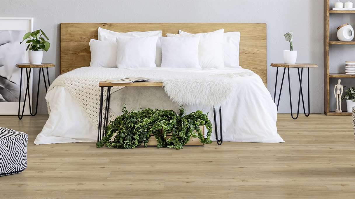 Gerflor vinyle à clic - Senso Premium Rigid Acoustic Columbia taupe | Isolation phonique intégrée (39470953)