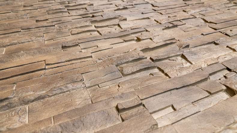 planeo panneau de façade aspect pierre - NoviStone Brownstone 1054 x 334 mm