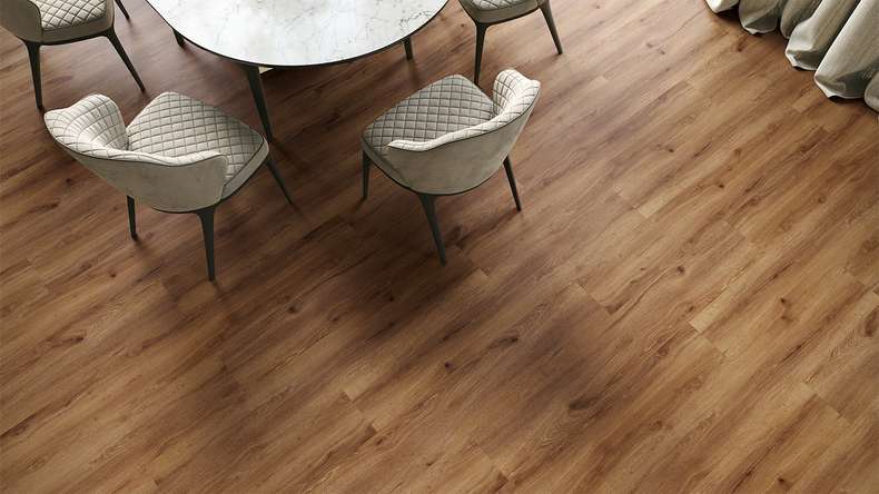 planeo Vinyle à clic rigide - GRANDline Nature Oak Brown | Isolation phonique intégrée (NF-GL-702-N)