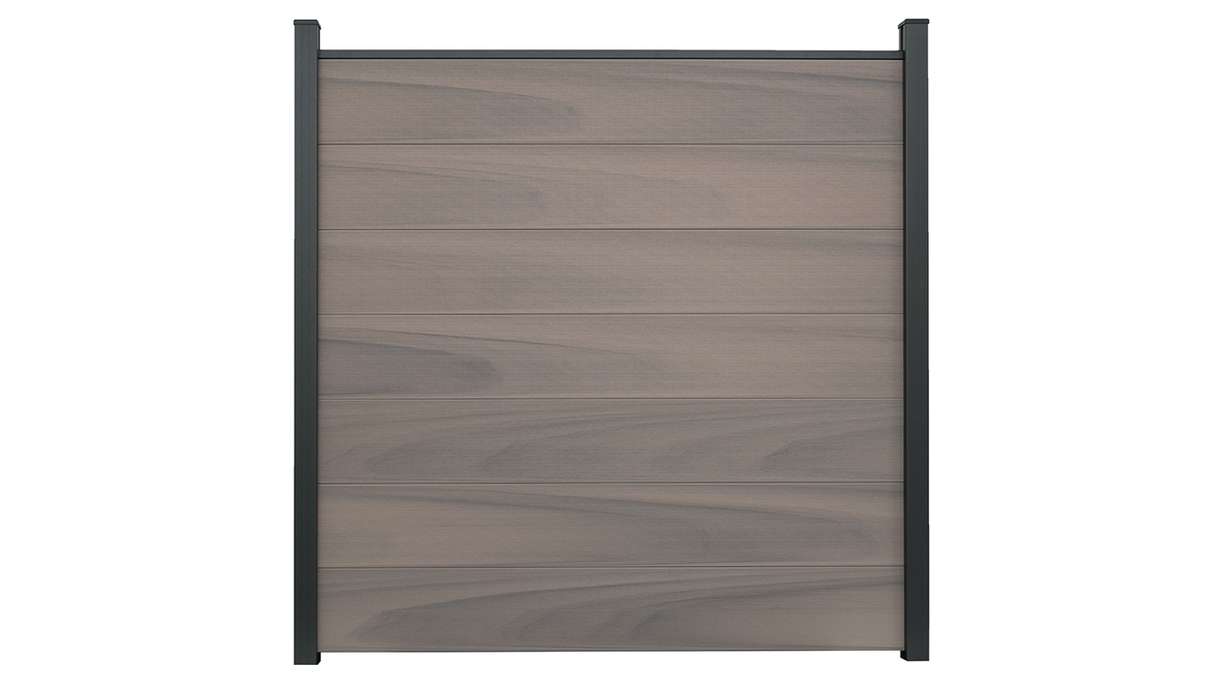 planeo Gardence Strong XL - Clôture composite à emboîter Bi-Color co-ex