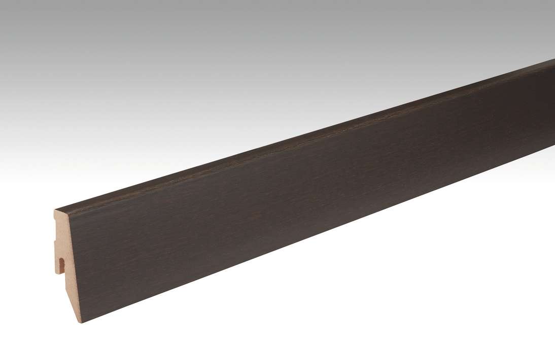 Plinthes MEISTER chêne noir-brun 1009 - 2380 x 60 x 20 mm