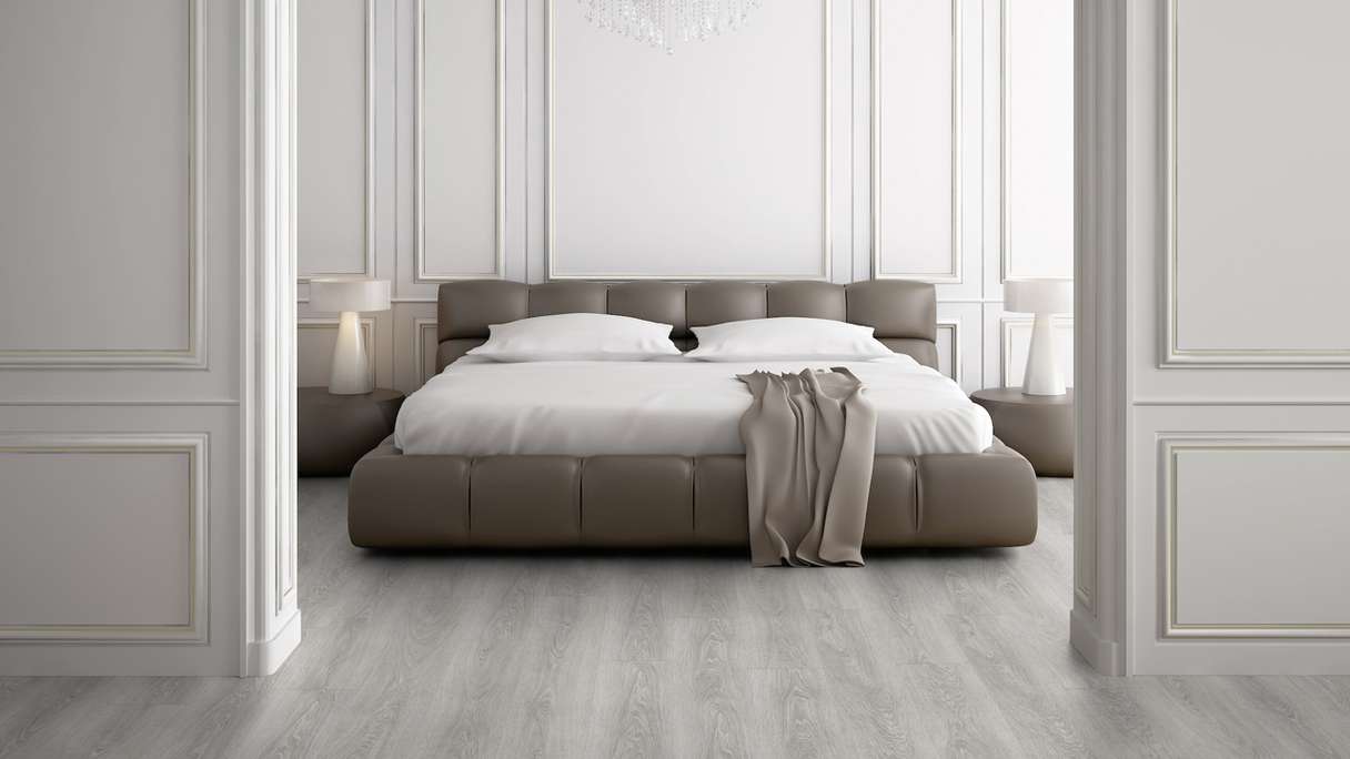 Gerflor Vinyle à coller - Virtuo 55 EIR Bohem Dark Grey | gaufrage synchrone (38971457)