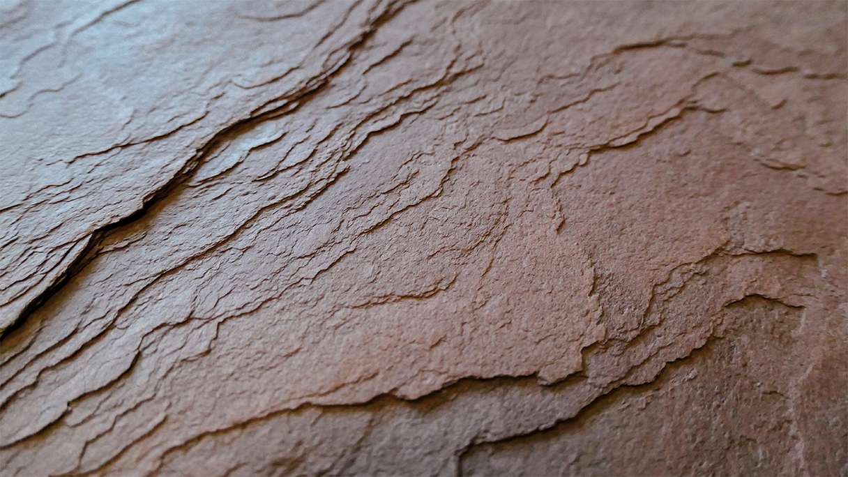 planeo EVOLITH Slate&Stone - revêtement mural en pierre naturelle Ross Clay 1220 x 610 mm