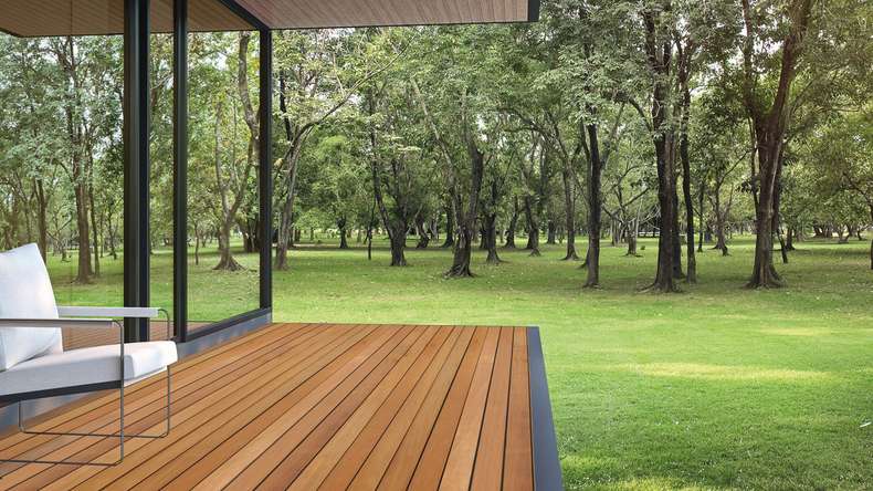 TerraWood terrasse bois - Garapa PRIME 21 x 145 x 2450mm deux faces lisses