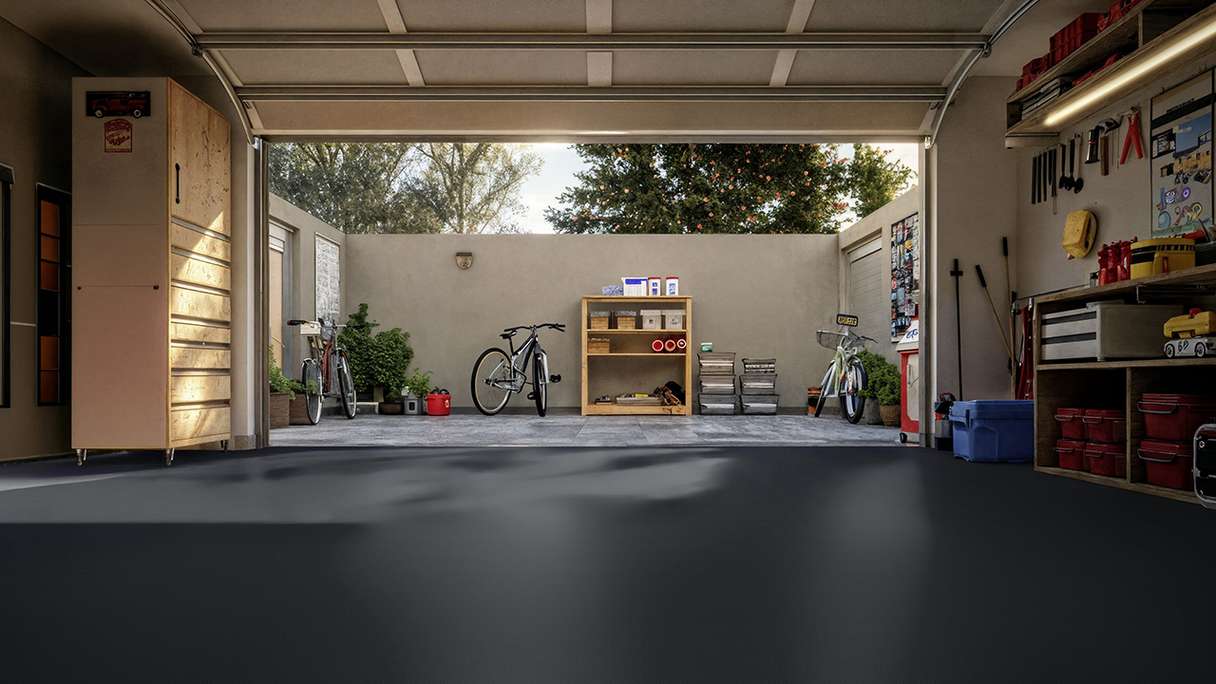 Revêtement de sol Gerflor pour garage - R-Tile 9004 Black (39579004)