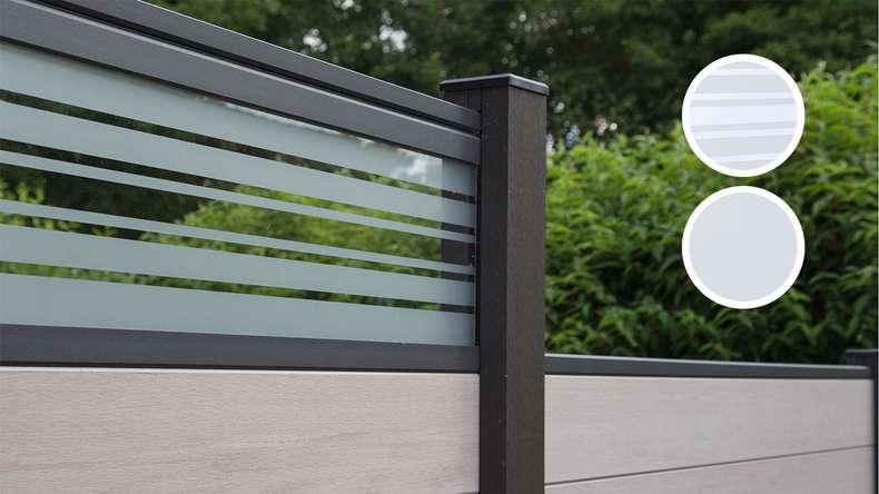 planeo Gardence Strong - design insérer Profil de verre