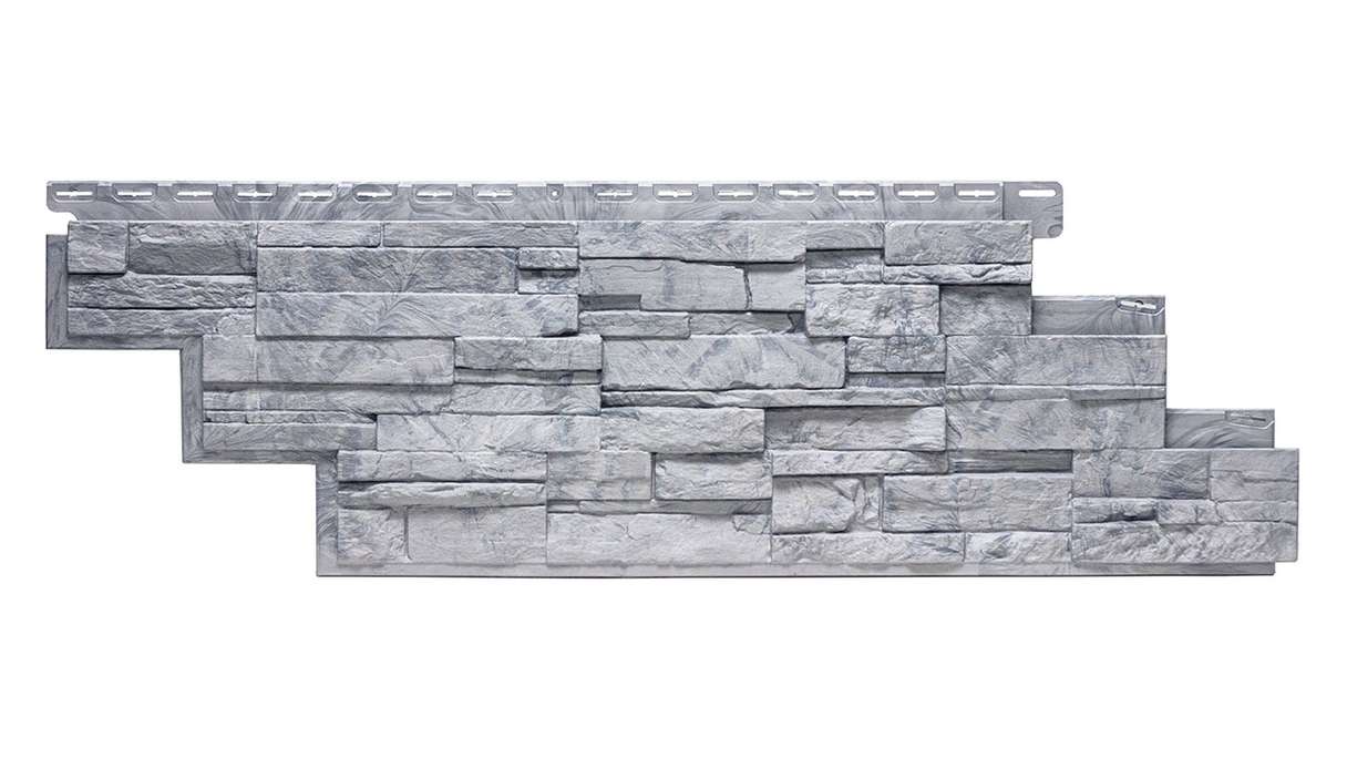 planeo revêtement mural  aspect pierre - NovikStone DS Carrara Collection Grigio - 1054 x 334 mm