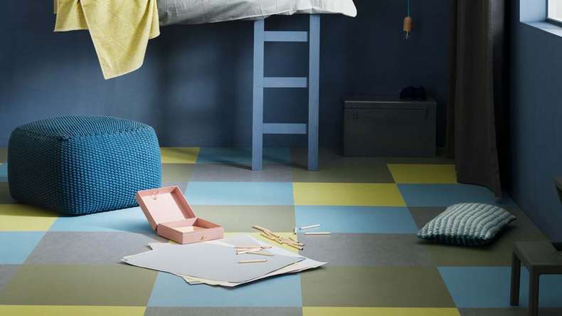 planeo linoleum clipsable Linoklick - Vert de romarin - 333355