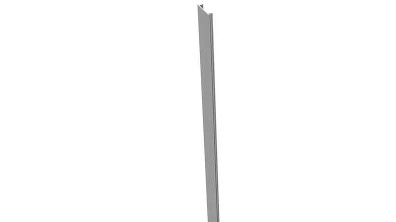 planeo Gardence Metallic - Bande de couverture de Poteau gris argenté 300cm