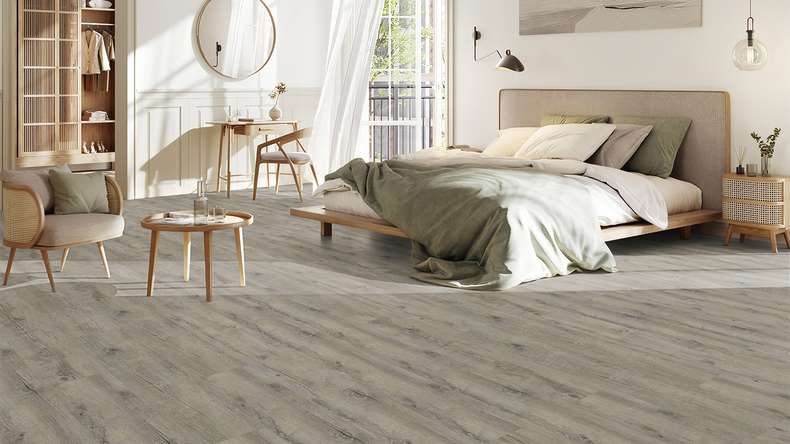 Vinyle à clic Gerflor - Senso Premium Rigid Acoustic Pecan | Isolation phonique intégrée (39470511)