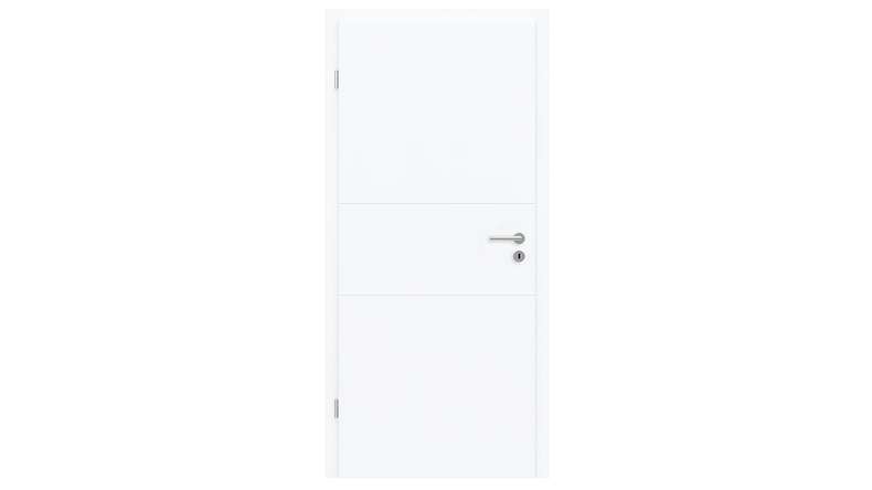 planeo Porte intérieure design PUREA Vivo 3 laque blanche 9003 chant design | laqué - 1985 x 610|735|860|985 mm