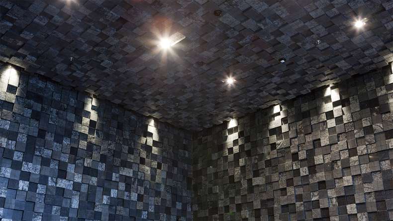planeo EVOLITH Slate&Stone - Revêtement mural en pierre naturelle Noctis 1220 x 610 mm