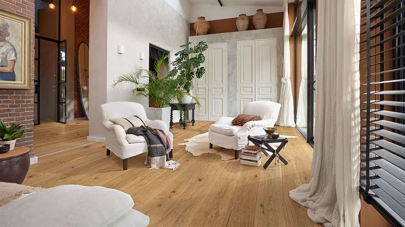 MEISTER Sol en bois - Natureflex HD 100 Chêne authentique 20017 | Apparence authentique (500139-2200210-20017)