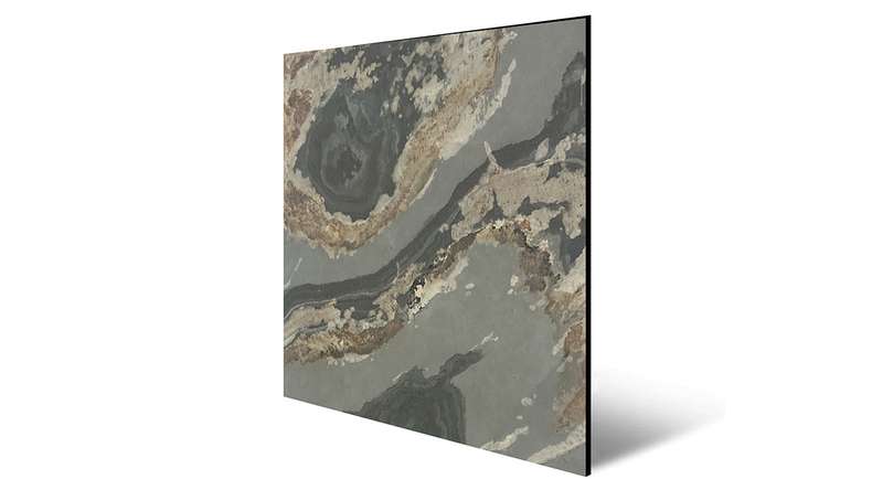 planeo Panneau acoustique - MixWall Mineral Mood Antique Slate 52 x 52 cm | Pierre véritable (PLMW-10411B)