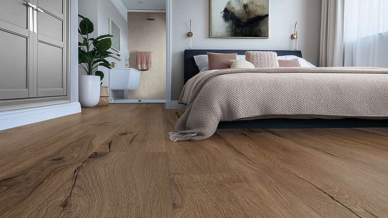 Gerflor vinyle à coller - Creation 30 Cedar Dark Brown