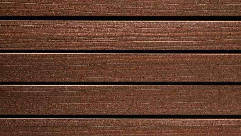 planeo Fassado - bardage composite façade Prime châtaigne brune