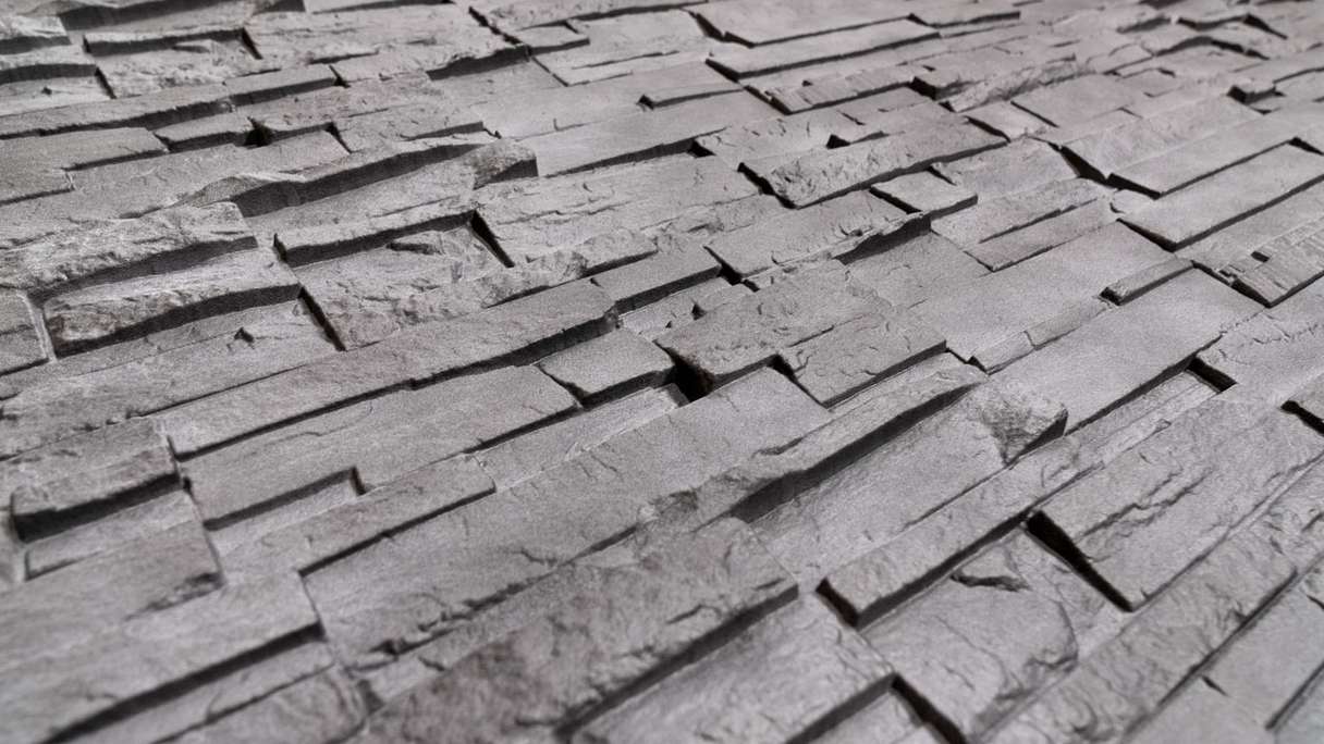 planeo revêtement mural aspect pierre - NovikStone DS Anthracite - 1054 x 334 mm
