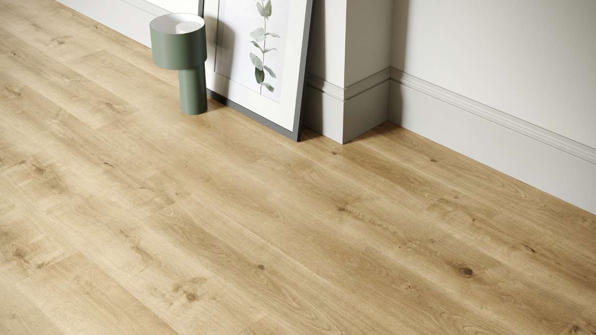 planeo rigide Sol PVC clipsable - SolutionX 2in1 Chêne Classic | Isolation phonique intégrée (ECF-0072)