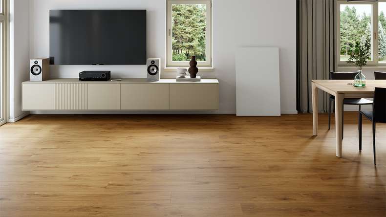 planeo Vinyle à coller - Objet Woodline Chêne brun naturel | Grain synchronisé (PLDD2570-ENB)