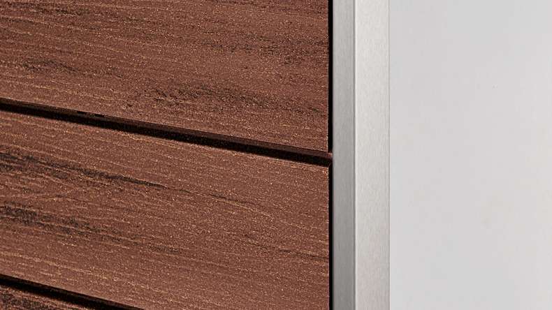 planeo Fassado - bardage composite façade châtaigne XL 6 m