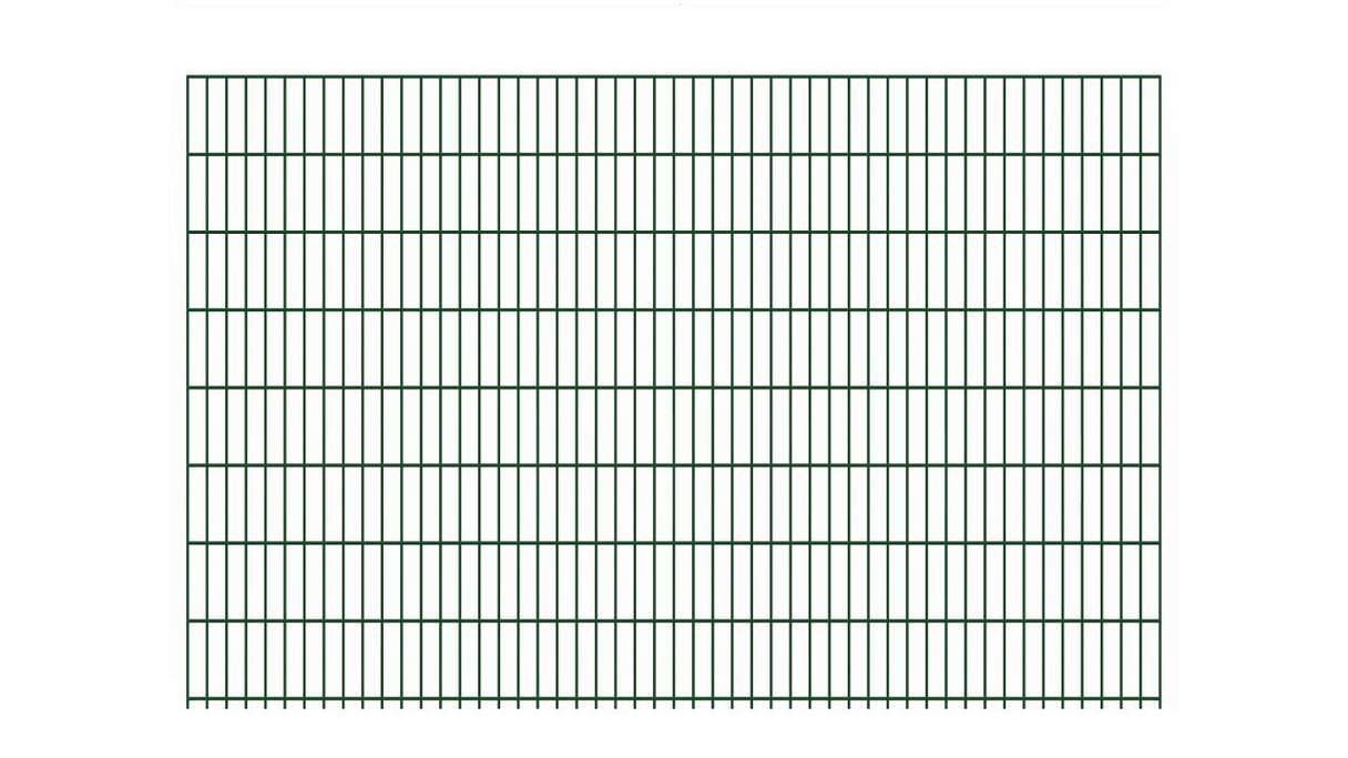 Panneau double fil lourde 8/6/8 - Largeur 2510 mm RAL 6005 vert mousse