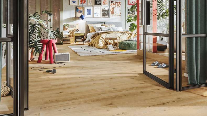 Sol design MEISTER Rigid-Vinyl RD 200 S - 20192 Industrial pop | Isolation phonique intégrée (400047-1220230-20192)
