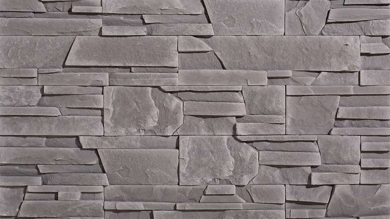 planeo StoneWall Solid Latte de pierre - ardoise