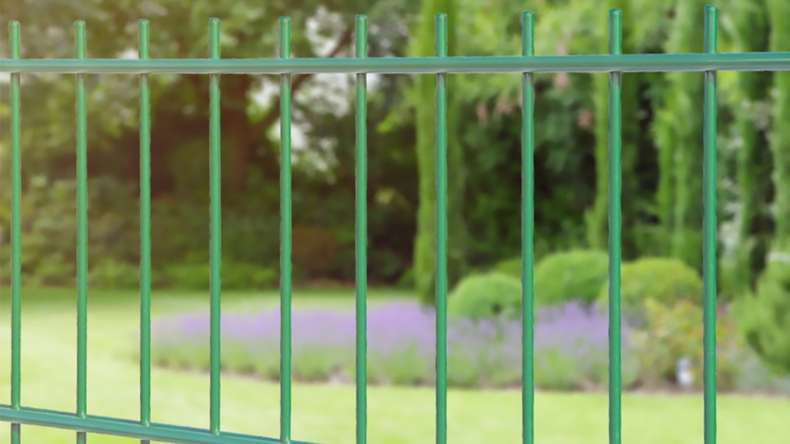 Panneau double fil lourde 8/6/8 - Largeur 2510 mm RAL 6005 vert mousse