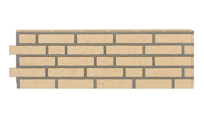 Zierer plaquettes de parement exterieur NB2 - 1130 x 359 mm jaune en PRV