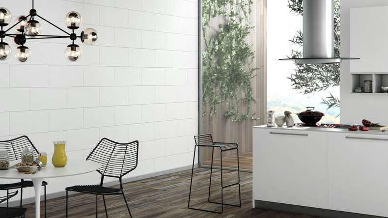 Skaben DesignWall Aqua Revêtement mural plastique - Blanco 60 x 30 cm